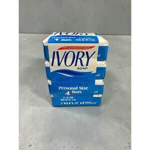 Vintage Ivory Soap 4 Pack Personal Size 3.5oz Bars NOS Procter & Gamble
